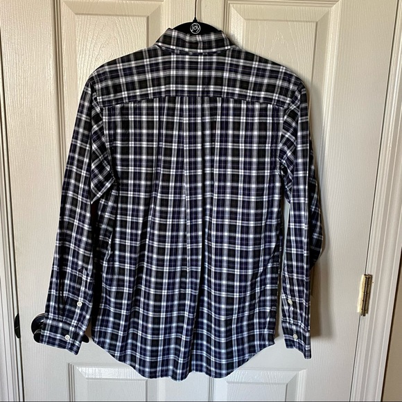 Ralph Lauren Blue & Black Plaid Button Down Shirt - Picture 5 of 13